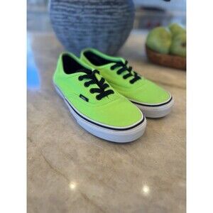 Vans Neon Green Off The Wall Sneakers Era Men’s 5 Women’s 6.5 Classic Authentic